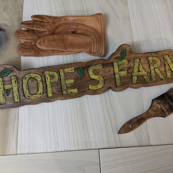 Valley Farm Custom Sign