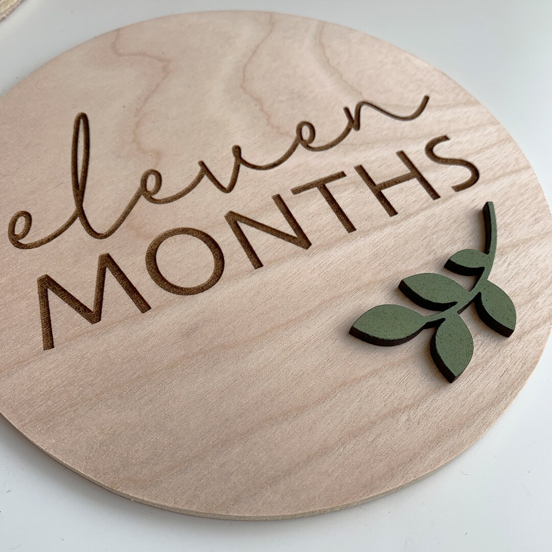 Baby Monthly Milestone Markers Personalized Engraved Newborn Milestone ...