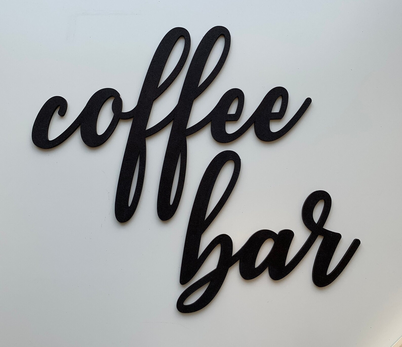 Coffee Bar Letters Coffee Bar Sign Black Coffee Bar Letters Etsy