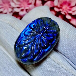 Flashy Labradorite Carving Cabochon,Multi Both Fire Labradorite Carving Cabochon,Labradorite Crystal,Loose Gemstone For Jewelry Making 34 CT
