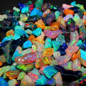 Multi Opal Rough,Ethiopian Opal Rough,Wholesale Raw Polished Opal Crystal Opal Stone,Fire Opal,Loose Multi Opal polish Rough Gemstone 25-9MM