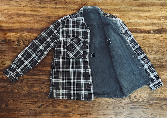 denim flannel jacket