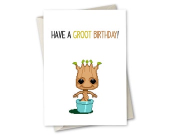 Carte D Anniversaire De Groot Etsy Carte D Anniversaire De Groot Etsy