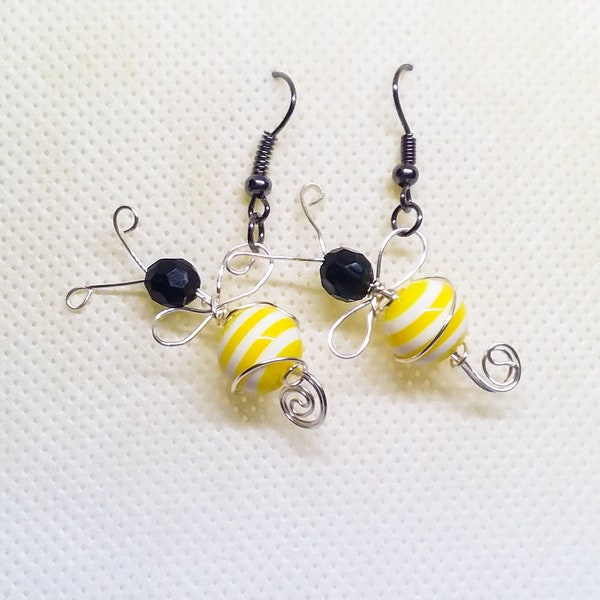 Bee earrings