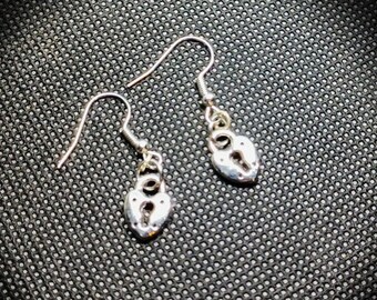 Dainty Silver earrings/ safety pins/heart locket/ seahorse/ heart/ just for her/ holiday shopping