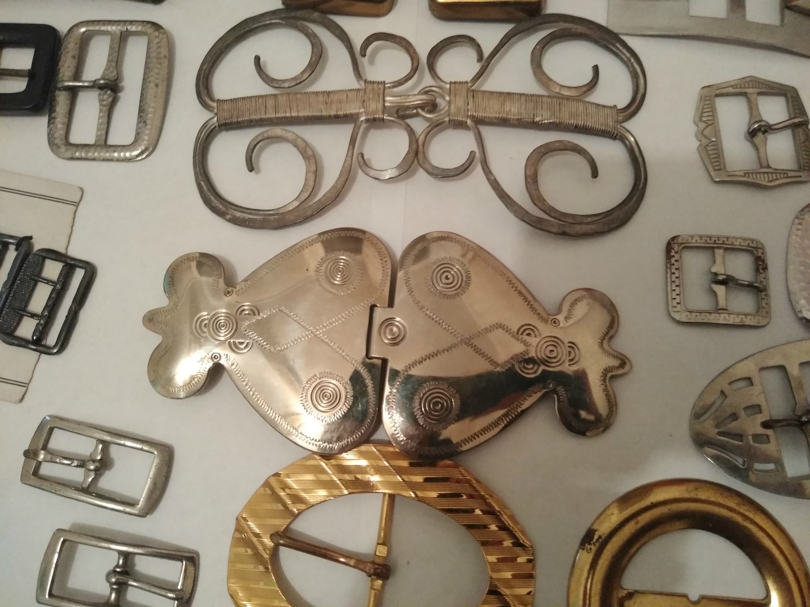 22 Assorted Vintage Metal Buckles for Crafts Destash Lot Etsy