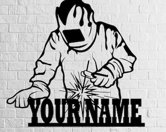 Welder Svg, Welder silhouette, Welder png, Welder Dxf Sign Plasma Laser Waterjet for CNC Panel DXF File of PLASMA Laser