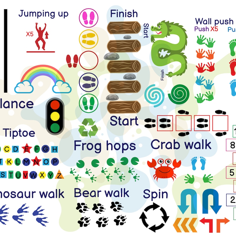 Sensory Path Decals - Etsy