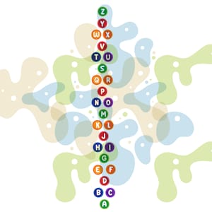 Sensory Path svg, Alphabet jumps way, Sensory Pathway, Sensory Walk svg, Movement Breaks, Brain Break Station, Cricut Cut File
