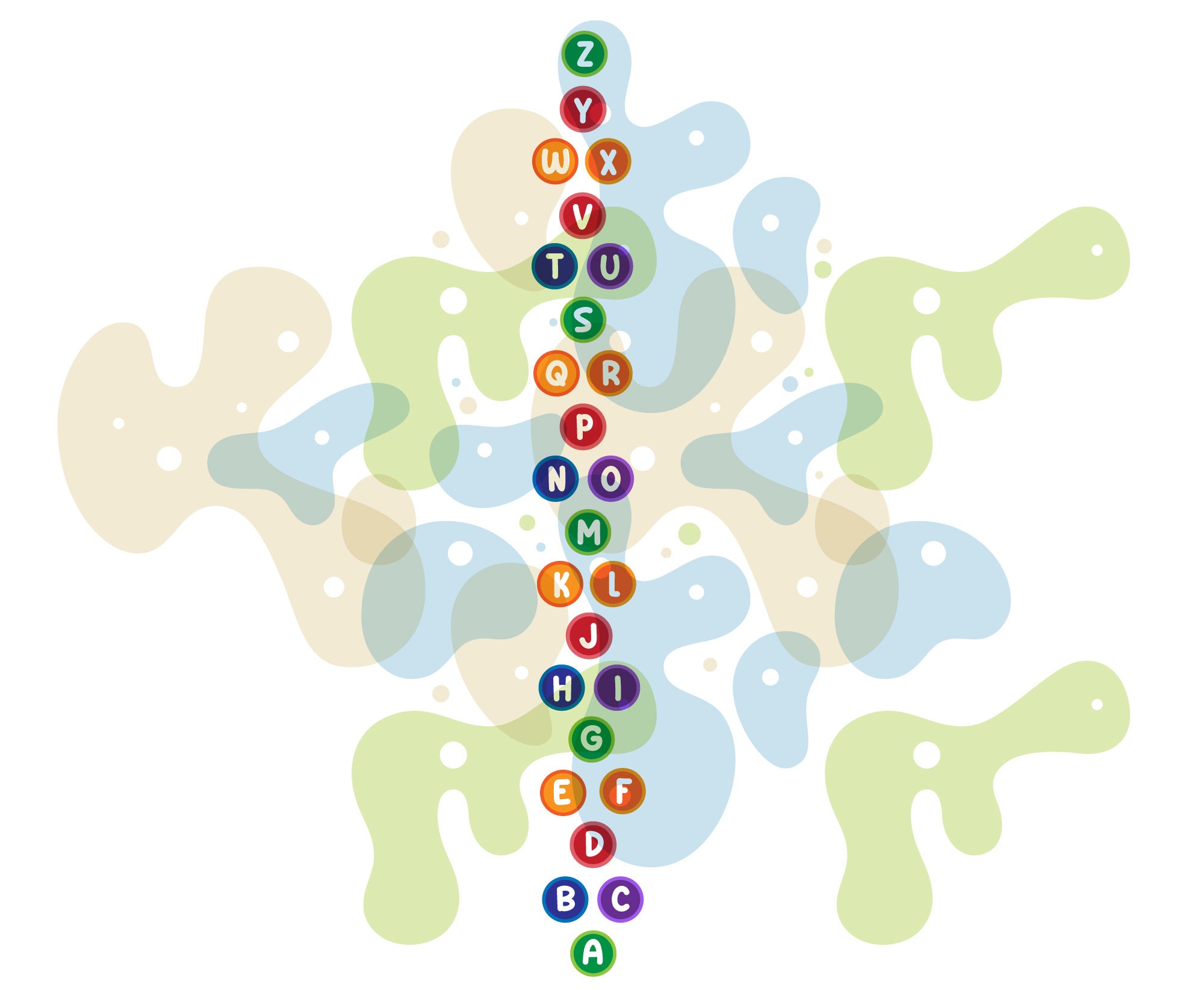Sensory Path Svg, Alphabet Jumps Way, Sensory Pathway, Sensory Walk Svg