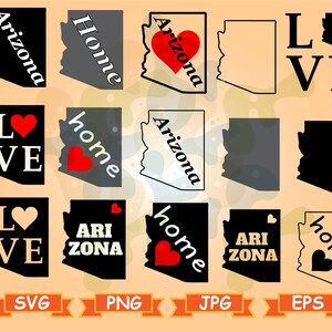 Arizona State Svg Arizona Svg Arizona silhouette Svg Arizona vector Arizona clipart svg AZ svg AZ cricut Arizona cut files Arizona outline