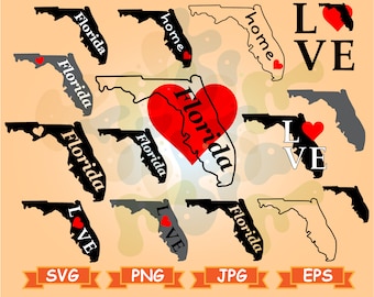 Florida State svg Florida svg Florida Silhouette svg Florida Vektor Florida Clipart FL svg Florida Vektor Florida Umriss svg Florida Bundle