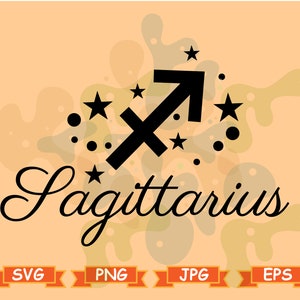 Sagittarius SVG, Sagittarius Zodiac svg, Sagittarius star Sign Svg, Sagittarius Horoscope Svg, Sagittarius Svg Png Jpg
