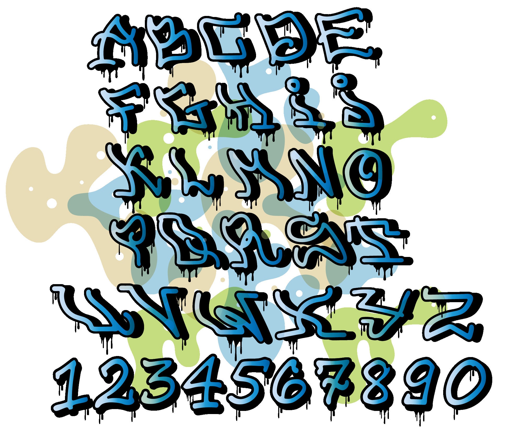 Free Graffiti Font SVG
