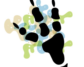 Dinosaur Walk Svg, T Rex Footprint Cut File, Dinosaur footprint svg, T Rex Footprint svg, Dinosaur svg, T Rex svg,  Cricut Cut File
