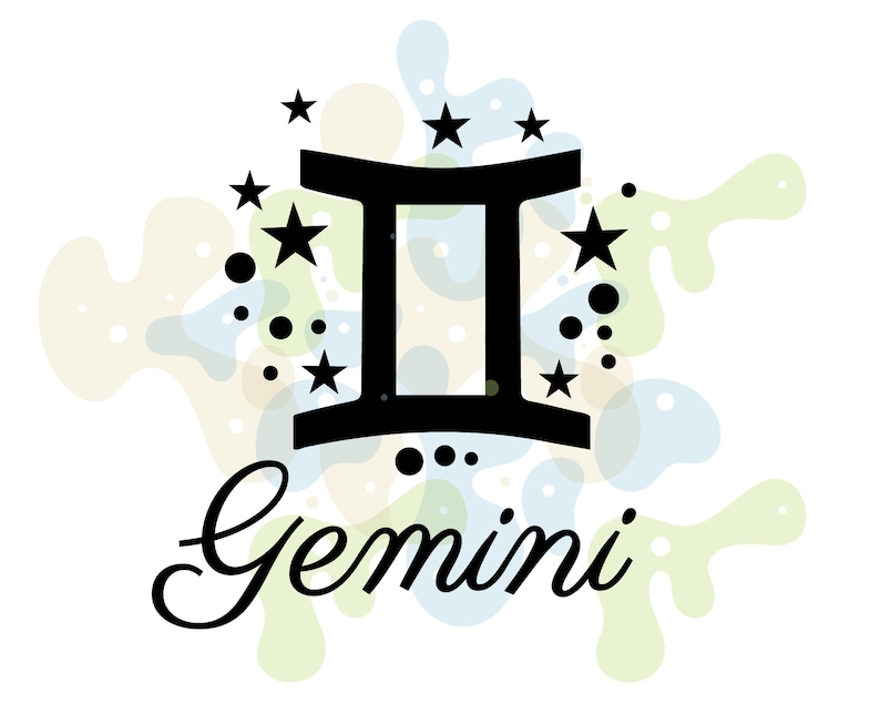 Gemini Zodiac Svg Gemini Sign Svg Zodiac Sign Svg Gemini Horoscope Svg ...