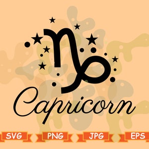 Capricorn Svg Capricorn Horoscope Svg Capricorn Sign Svg Zodiac sign Svg Capricorn Horoscope Svg Astrology Svg Capricorn Astrology sign Svg