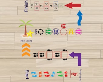 Sensory Path svg bundle, Hands & Feet, Hopscotch, Sensory Pathway, Sensory Walk svg, Movement Breaks, Brain Break Station, Cricut Cut File