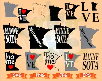 Minnesota State svg, Minnesota svg, Minnesota Vektor, Minnesota Bündel, Minnesota Clipart, Minnesota Cricut, Minnesota Silhouette svg