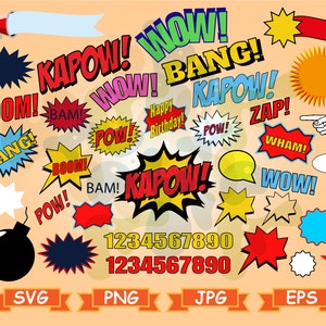 Feliz Aniversário svg, feliz aniversário bolo topper svg, Decorações de aniversário svg, Quadrinhos svg, Quadrinhos Clipart Svg, Decoração de aniversário super herói
