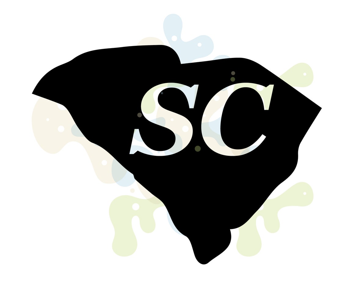 South Carolina State Svg South Carolina Svg South Carolina Etsy