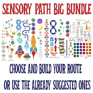 Back to School Art Sensory Walk Floor Decal Package