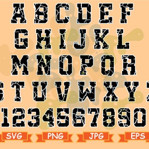 Stunned Lettering Svg Distressed Font Svg Grunge Font Svg Distressed Letters Svg Distressed ...