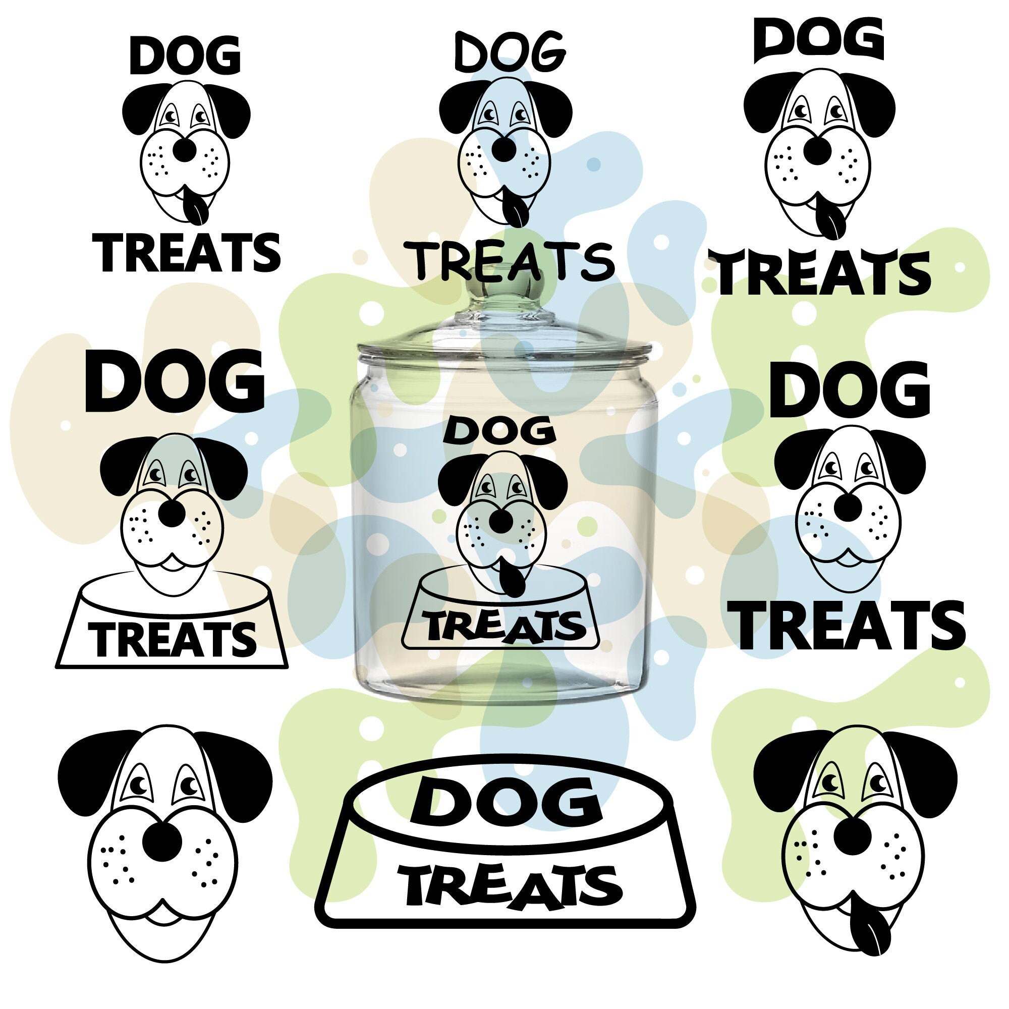 Dog Treats Svg Dog Treat Svg Dog Treats silhouette Dog treats | Etsy