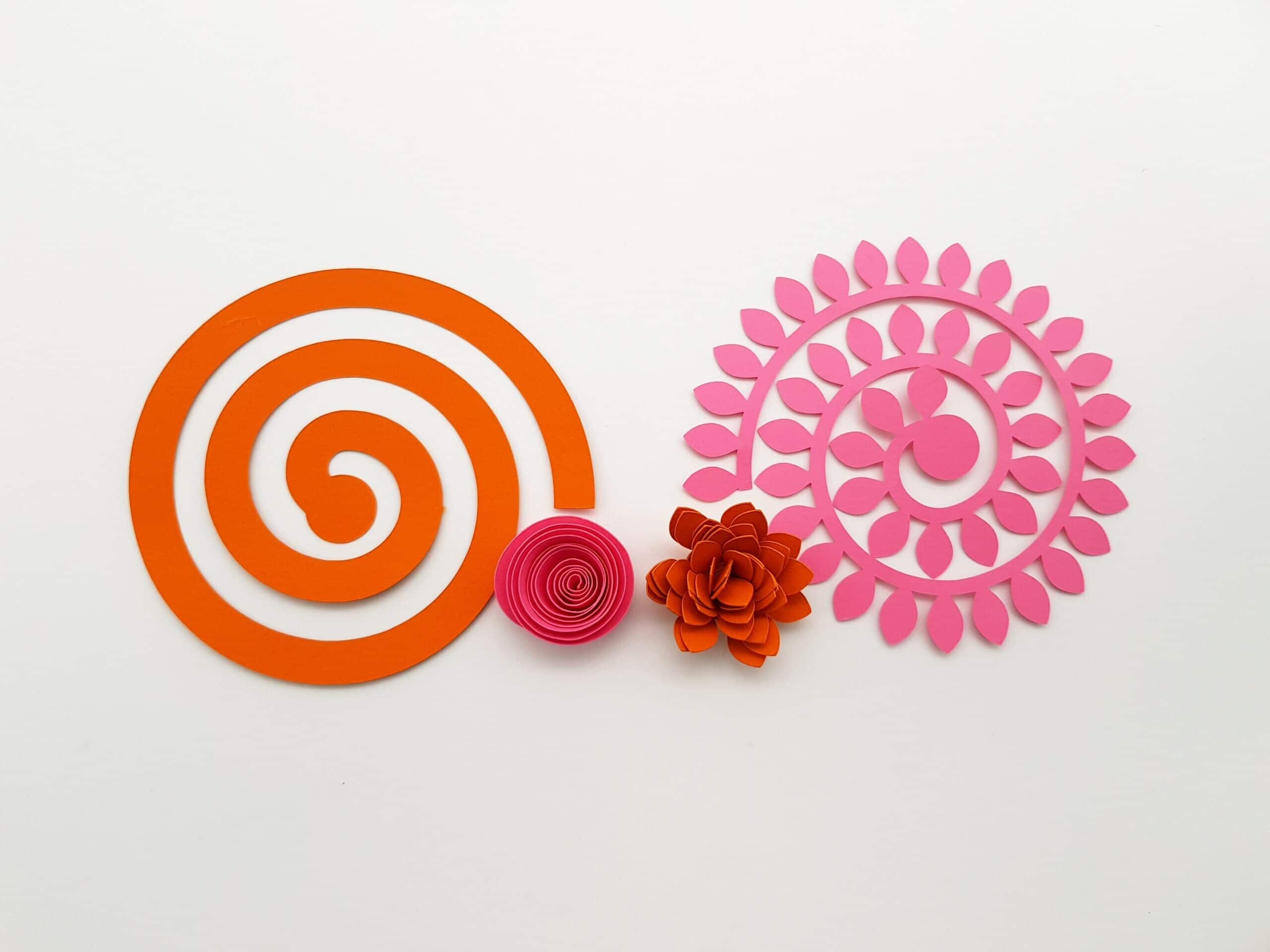 Rolled Flower Svg Rolled Paper Flower Svg Paper Flower Svg Paper