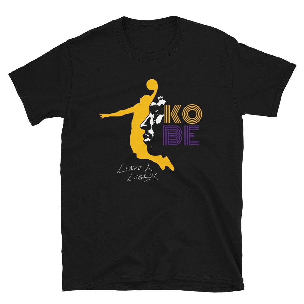 Los Angeles Kobe Leave A Legacy Lakers Short-Sleeve Unisex | Etsy
