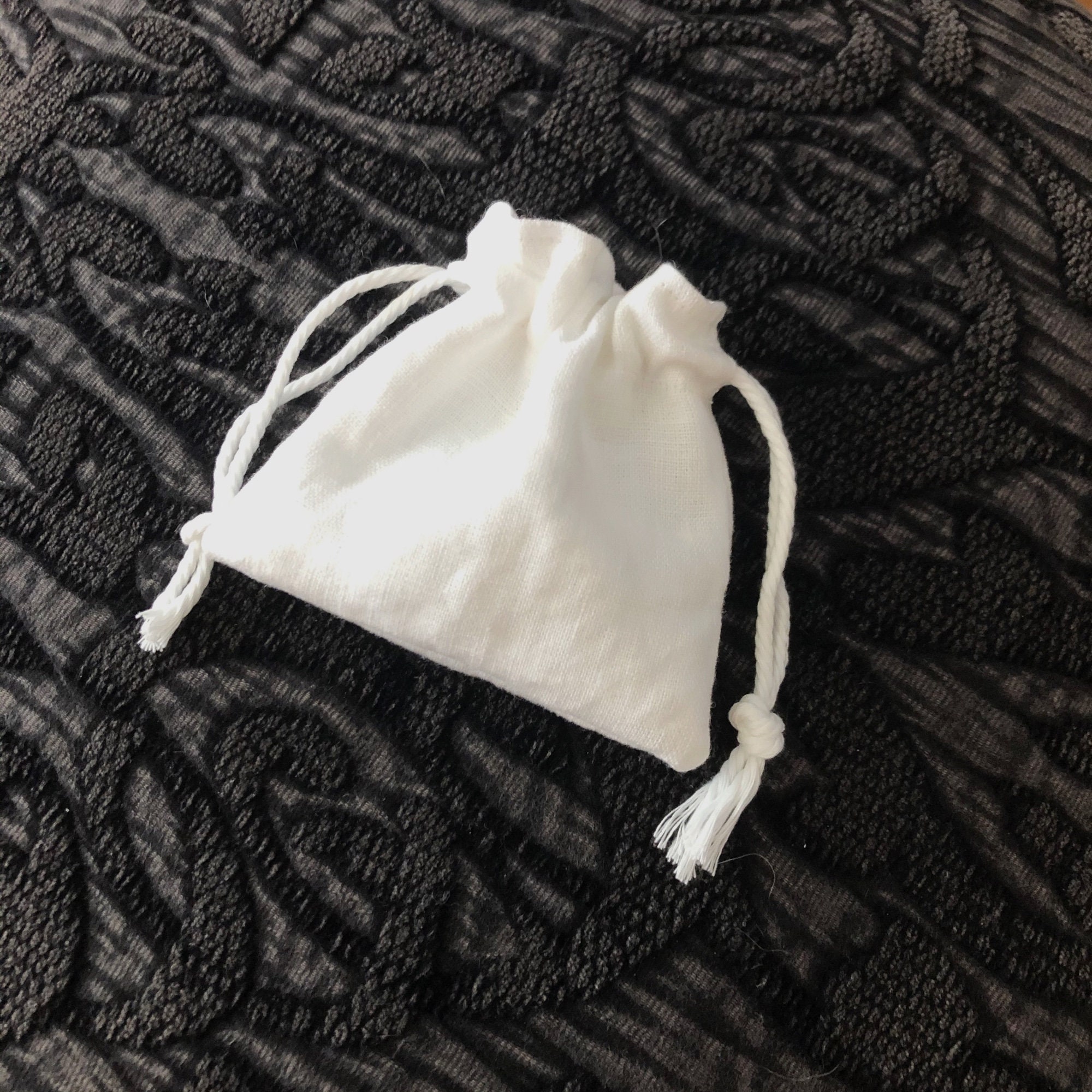 Small Linen Drawstring Bag / Linen Jewelry Bag / Jewelry Bag / Jewelry Pouch / Linen Drawstring