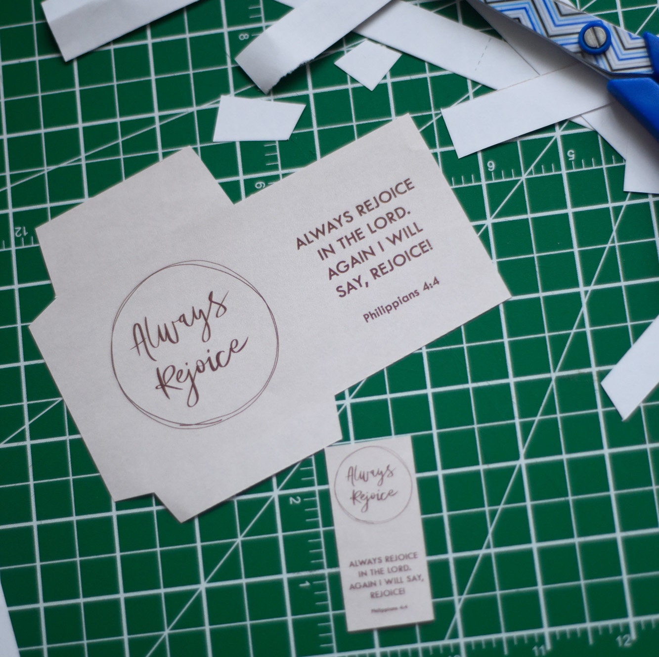 Printable Tea Bag Envelopes Always Rejoice Featuring Bible - Etsy