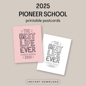 Cartes postales imprimables de la meilleure vie de tous les temps 2025, téléchargement numérique JW pour les Témoins de Jéhovah
