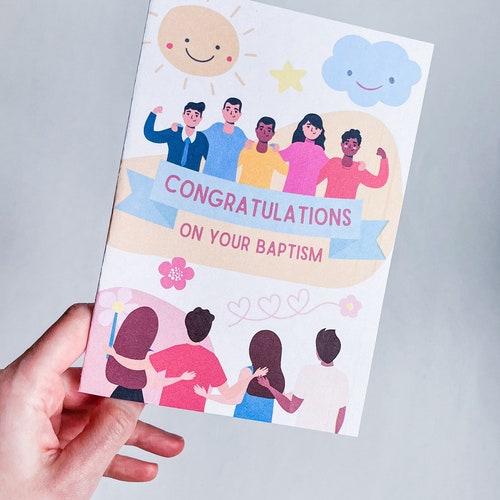 JW Baptism Printable Greeting Card Brother's Baptism Etsy