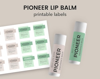 Pioneers Lip Balm Labels DIY With Proverbs 10:20  JW Printable Gift (digital download)