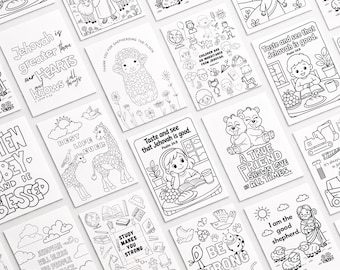 JW Colouring Pages For Kids Printable Activity Book Gift For Jehovah's Witnesses Children (digital download)