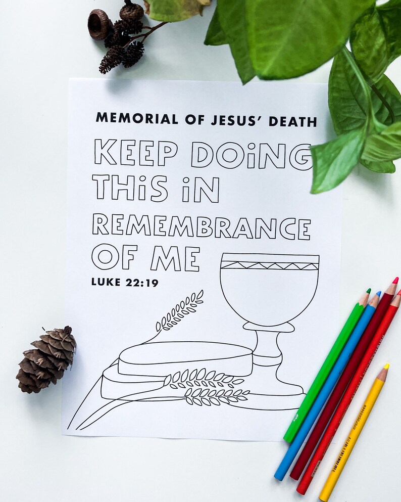 When Is The Jehovah Witness Memorial 2022 Jehovah's Witnesses: Memorial of Jesus' Death 2022 | Etsy UK