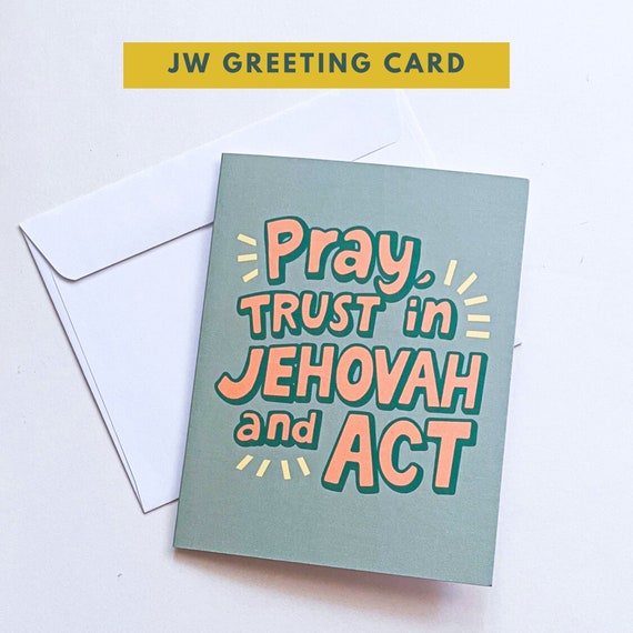 JW Gifts, JW.org, Jehovah's Witnesses, Best Life Ever Greeting Card for  Sale by trustinjehovah