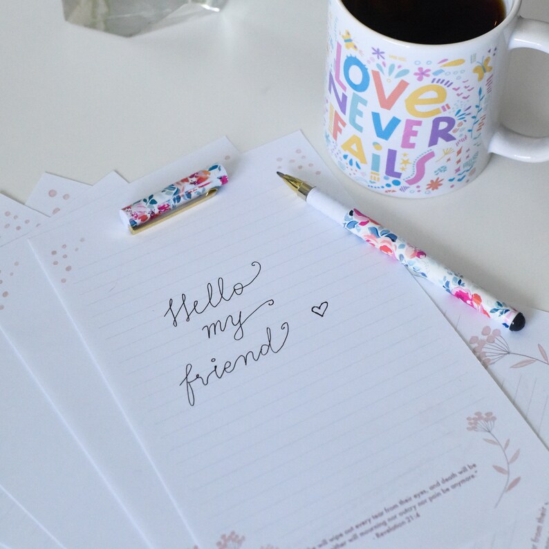 JW Printable Stationery Letter Writing Paper Set Bible Etsy Canada