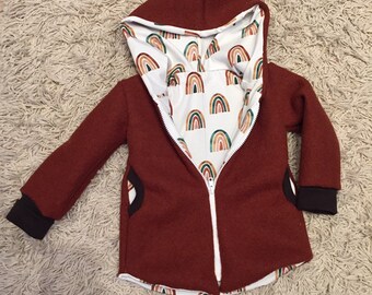 wollwalk jacke kinder etsy wollwalk jacke kinder etsy