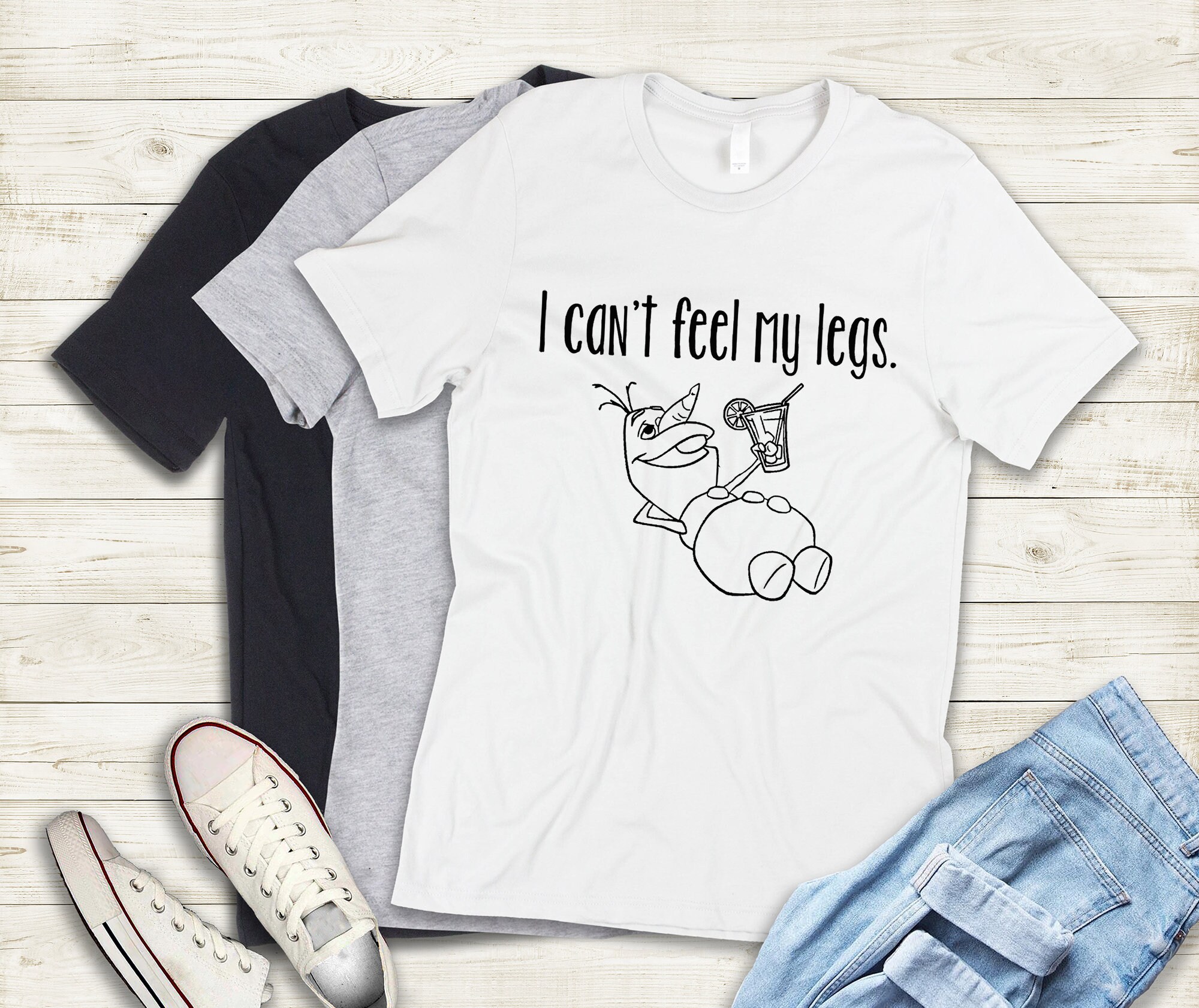 Epcot Olaf I Can't Feel My Legs T-Shirt Epcot Olaf I Can't Feel My Legs T-Shirt