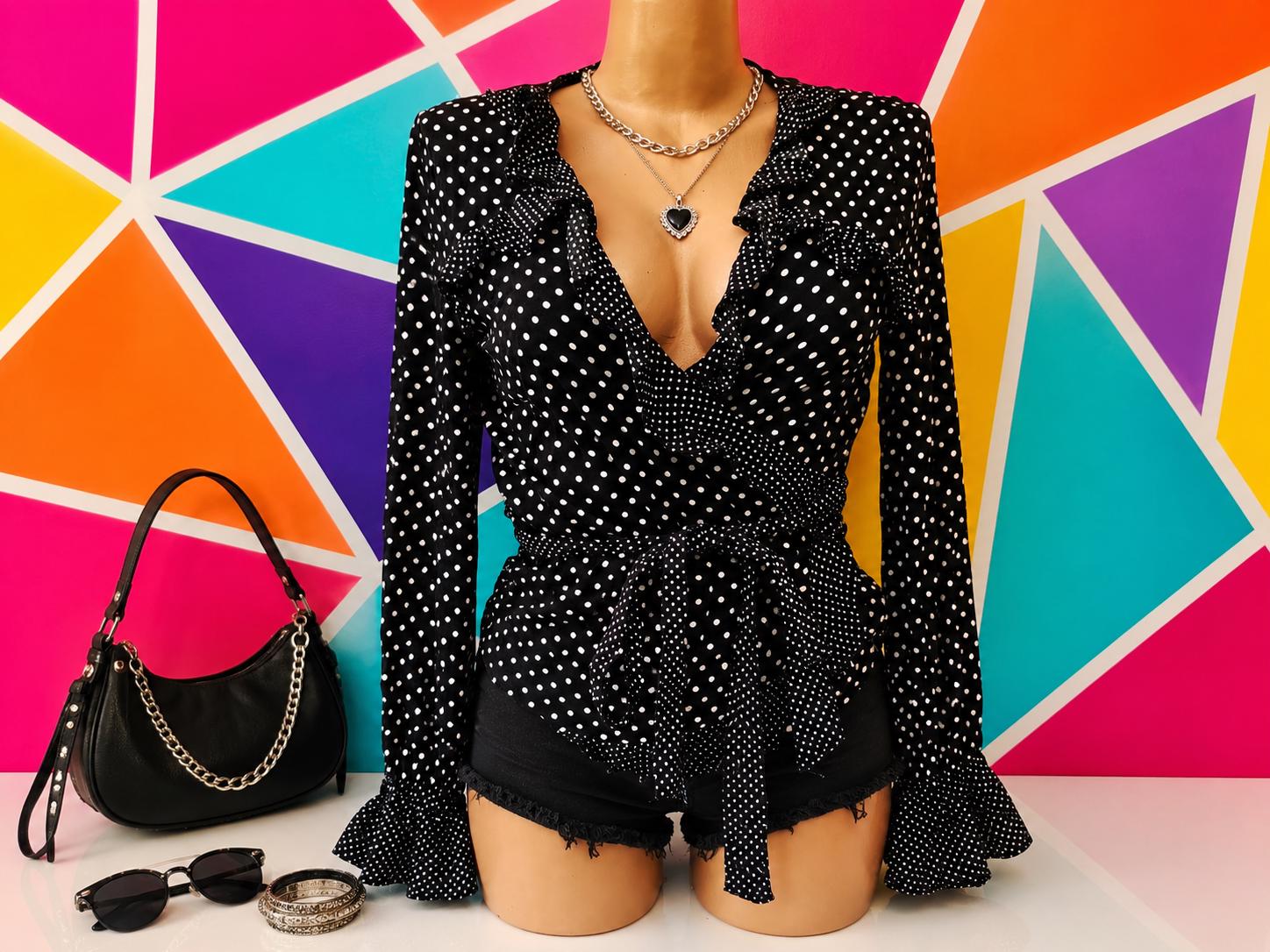 Y2k Polka Dot Top - Etsy