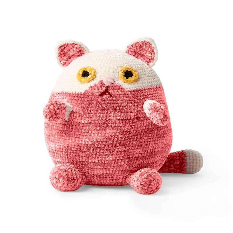 Crochet Pattern Soft Toy Fat Cat. image 2