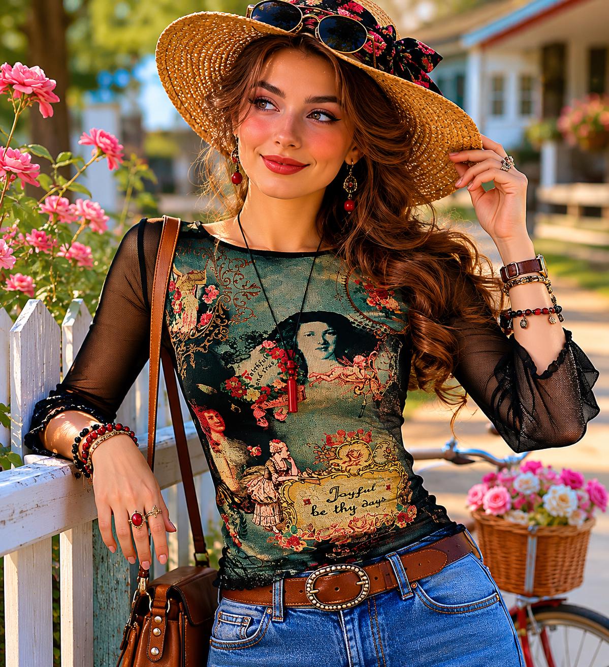 Long Sleeve Early 2000s Tops - Etsy