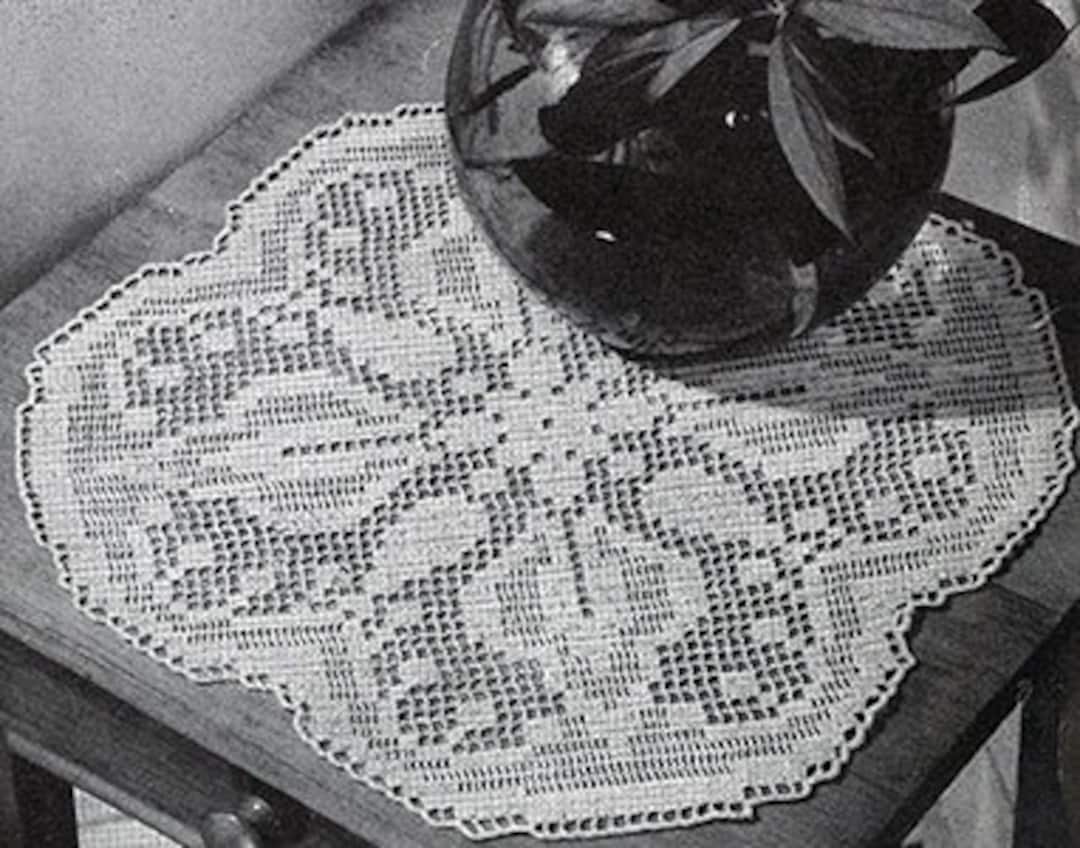 Shadow Crochet Pattern 90s Pattern Crochet Shadow Show Doily. Pdf Round Napkin. - Etsy