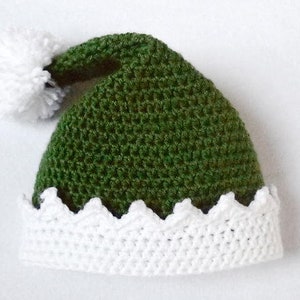 Crochet Elf Hat Pattern. Any size.