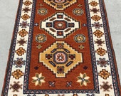 3 39 1 quot x 5 39 Feet Handmade 100 Wool Hand-knotted Traditional Medallion Viss Kazak Bakhshayesh Heriz Serapi Area Rug Carpet 54