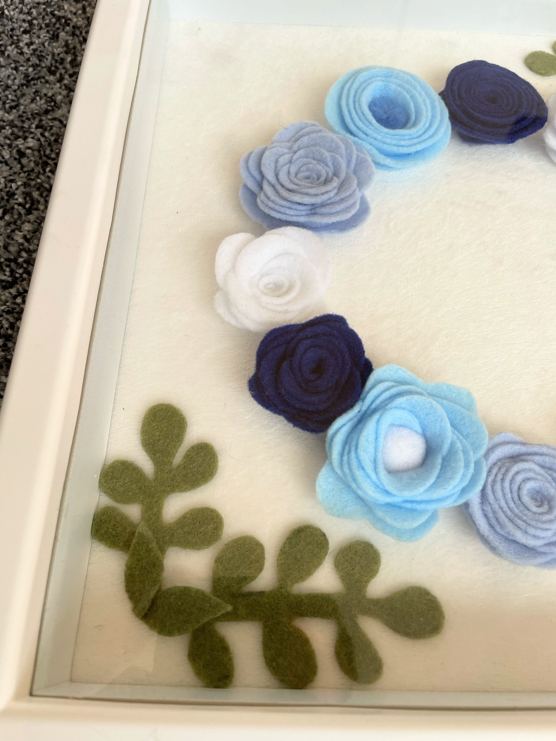 Nursery Wall Art // Shadow Box // Nursery Decor // Nursery Shadow Box