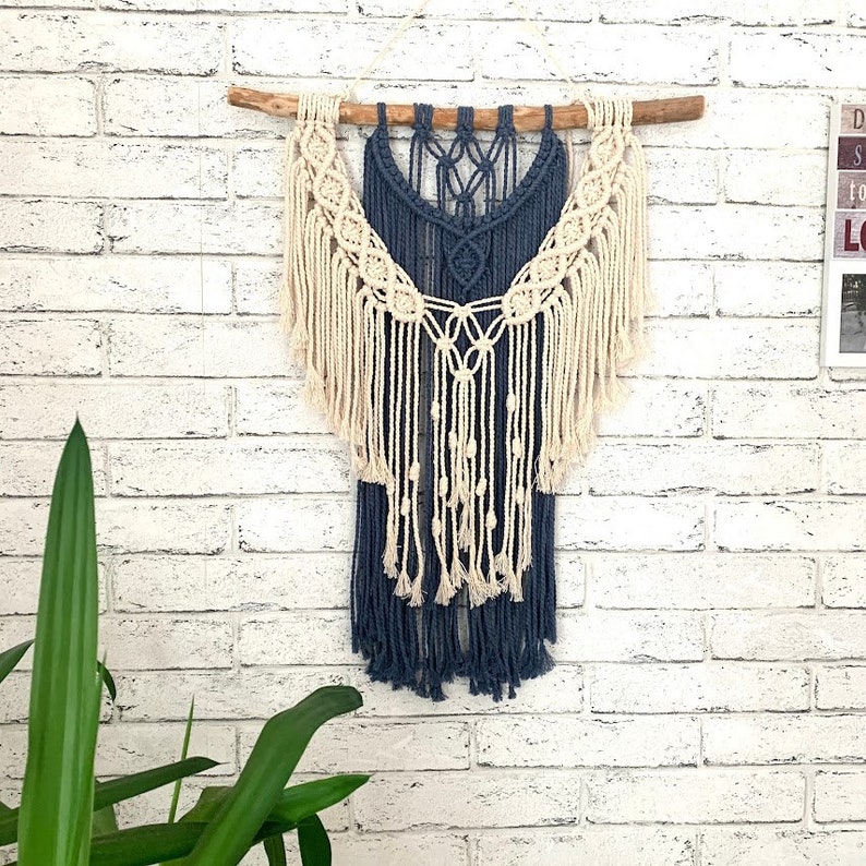 Macrame Pattern Written PDF with video Beginner Digital Macrame Wall Hanging Pattern Instant download image 3