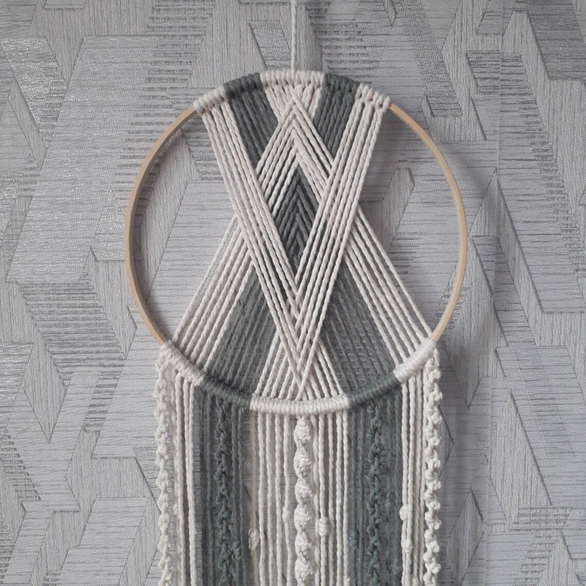 Macrame Dream Catcher Tutorial With Video Macrame Etsy